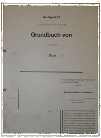 Grundbuch Abteilungen